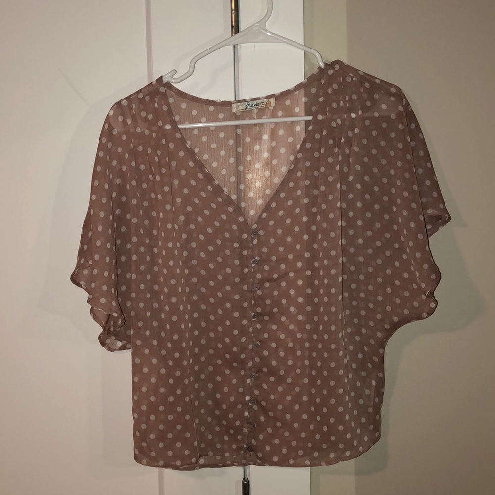 Polka dot top
